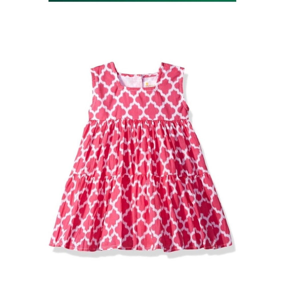 Masala Baby Tank Dress Pink Baby Size 3-6 Months